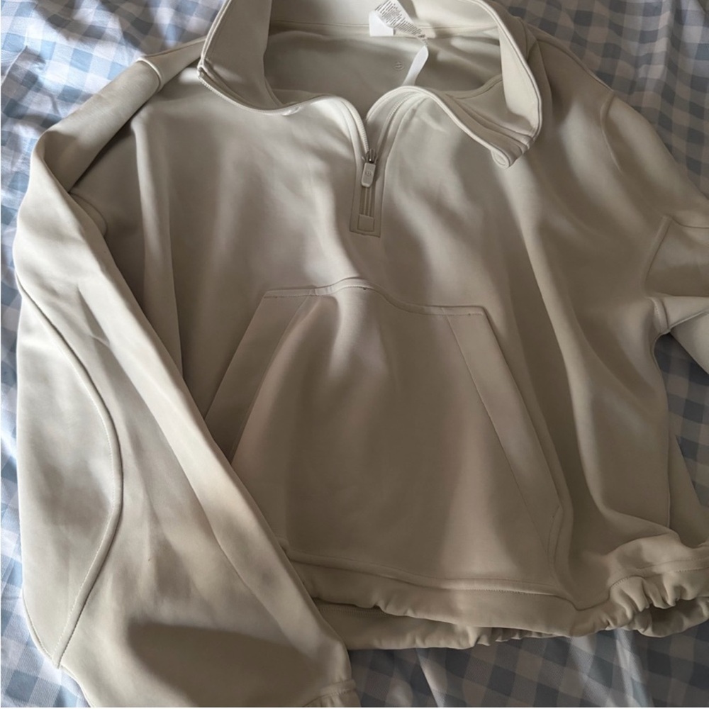 Lululemon Brushed Softstreme Half Zip Pullover